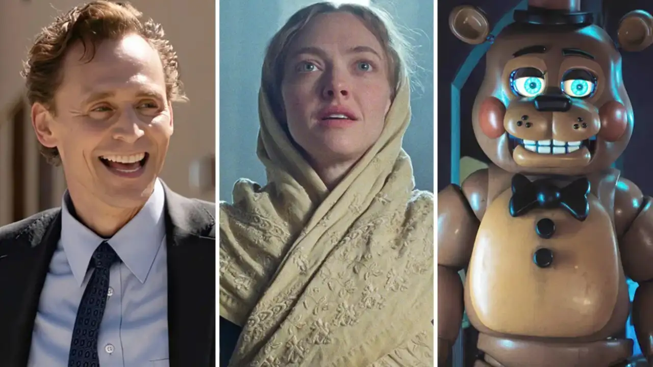 Кадры из фильмов «Жизнь Чака», «Завещание Анны Ли», «Пять ночей с Фредди 2».