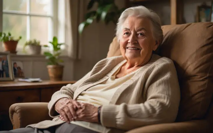 Пожилая женщина. Пожилая женщина.