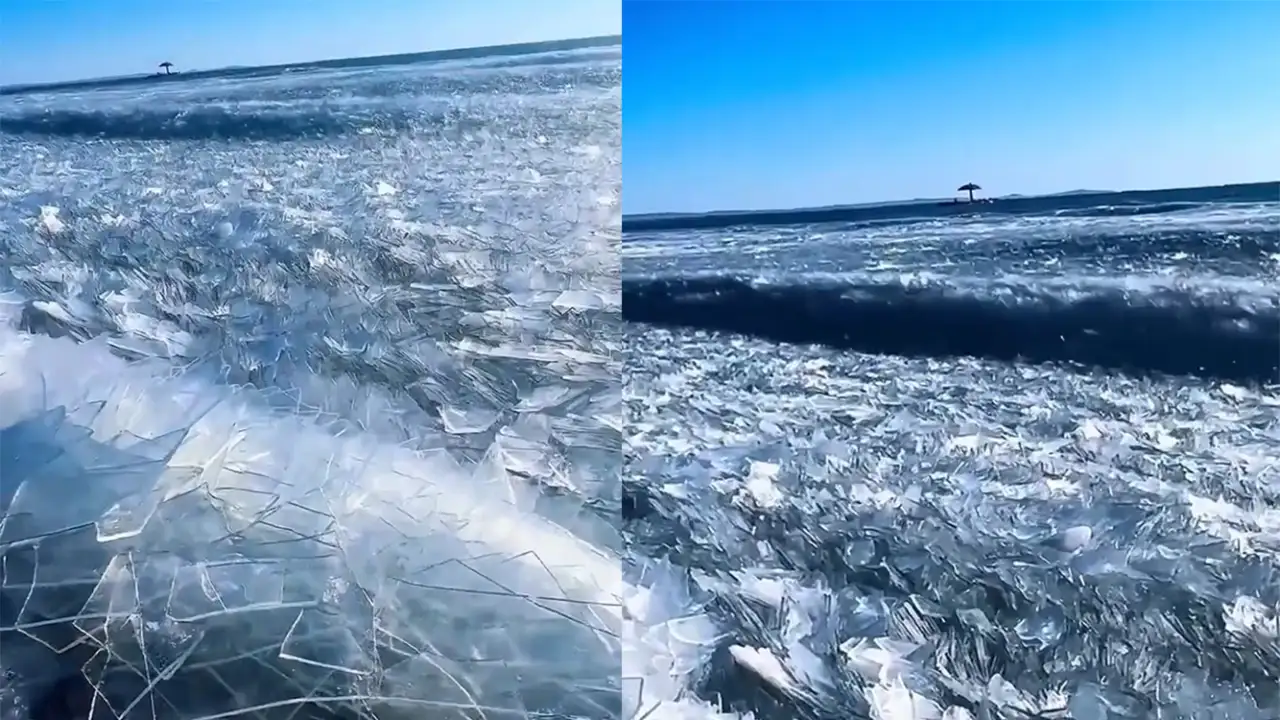 Ледяные волны.