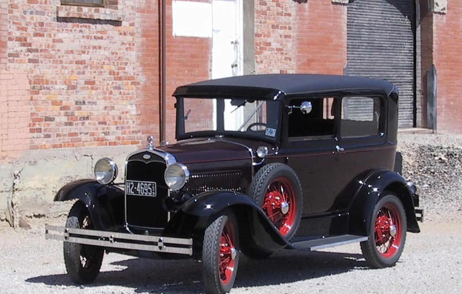 Model A Ford Deluxe Tudor Sedan, 1931