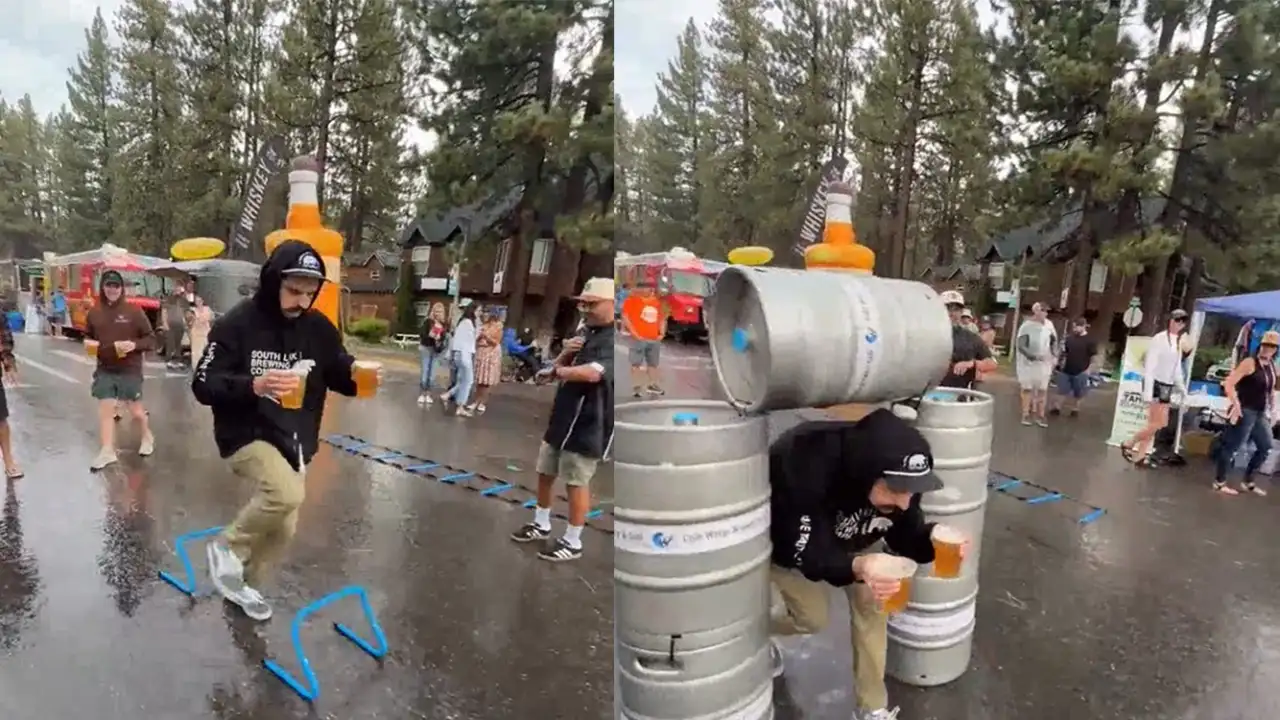 Пивной забег.