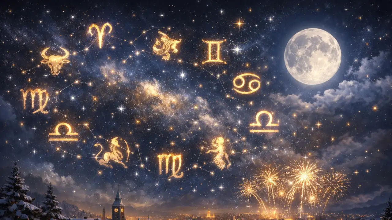 Гороскоп на новогоднюю ночь