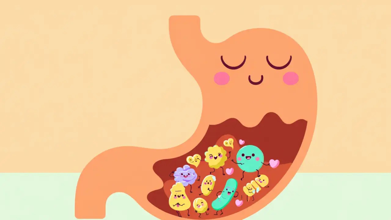 Бактерии в кишечнике.