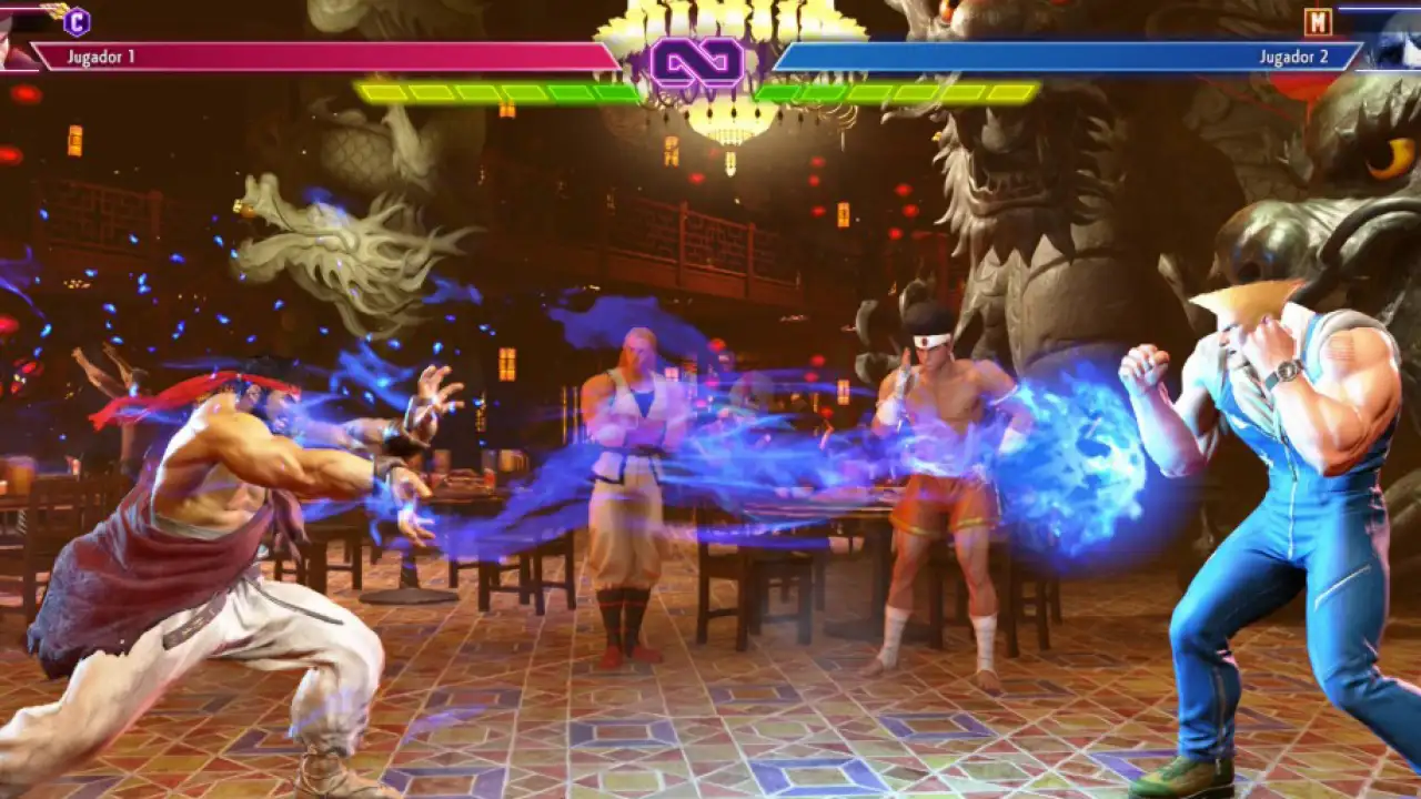 Кадр из игры «Street Fighter».