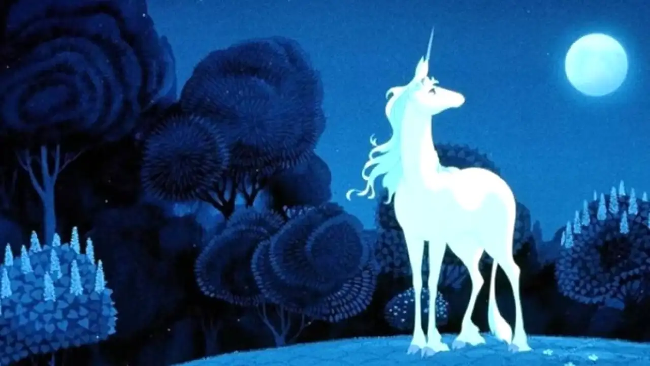 Кадр из фильма «Последний единорог» 