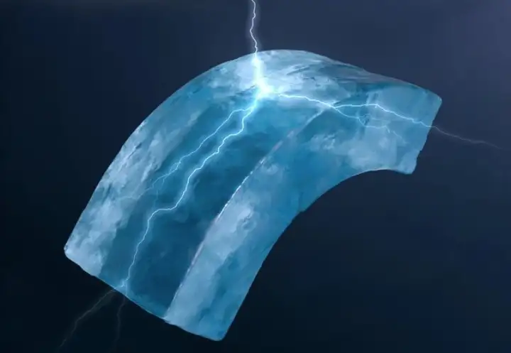 Сгибание льда заставляет его генерировать электричество.