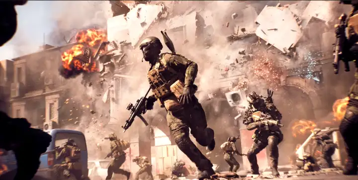 Кадр игры из последней сборки.