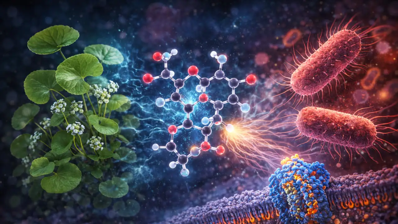 Мадекассовая кислота защищает от бактерий