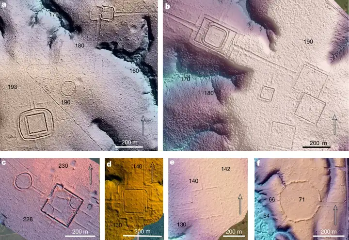 LiDAR-визуализация древних земляных сооружений в амазонской низменности Боливии LiDAR-визуализация древних земляных сооружений в амазонской низменности Боливии