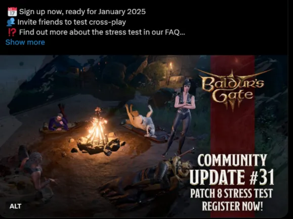 Разработчики обещают старт теста в январе 2025 года.