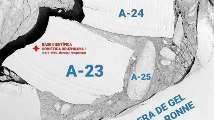 Айсберг-долгожитель A-23A окончательно растаял у берегов Антарктиды