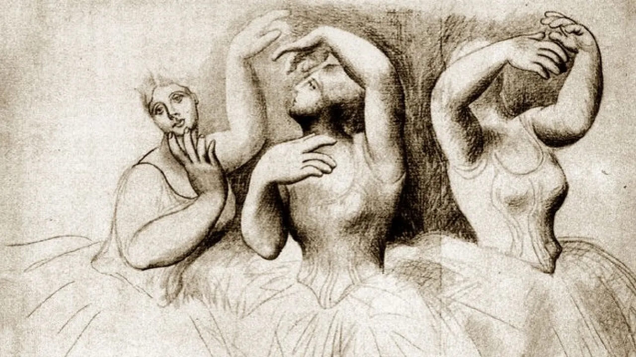 "Три танцовщицы", Пабло Пикассо. 1919 г.