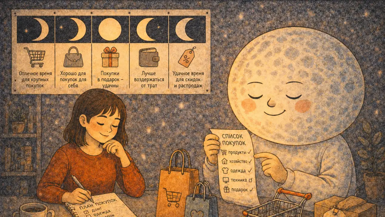 Лунный календарь покупок на май 2026 года