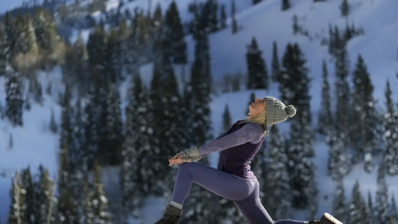 Упражнения зимой.