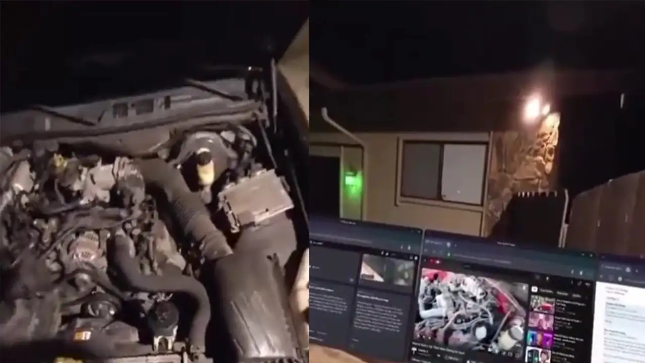 Ремонт машины.