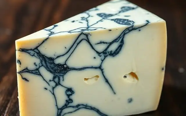 Сыр с голубой плесенью.