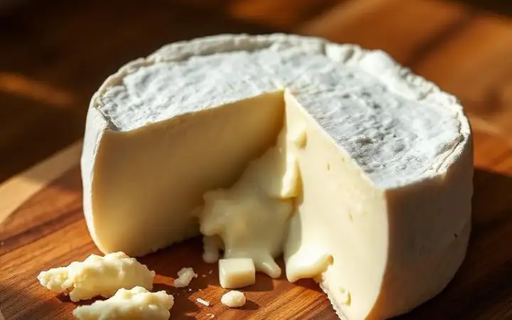 Сыр с белой плесенью.