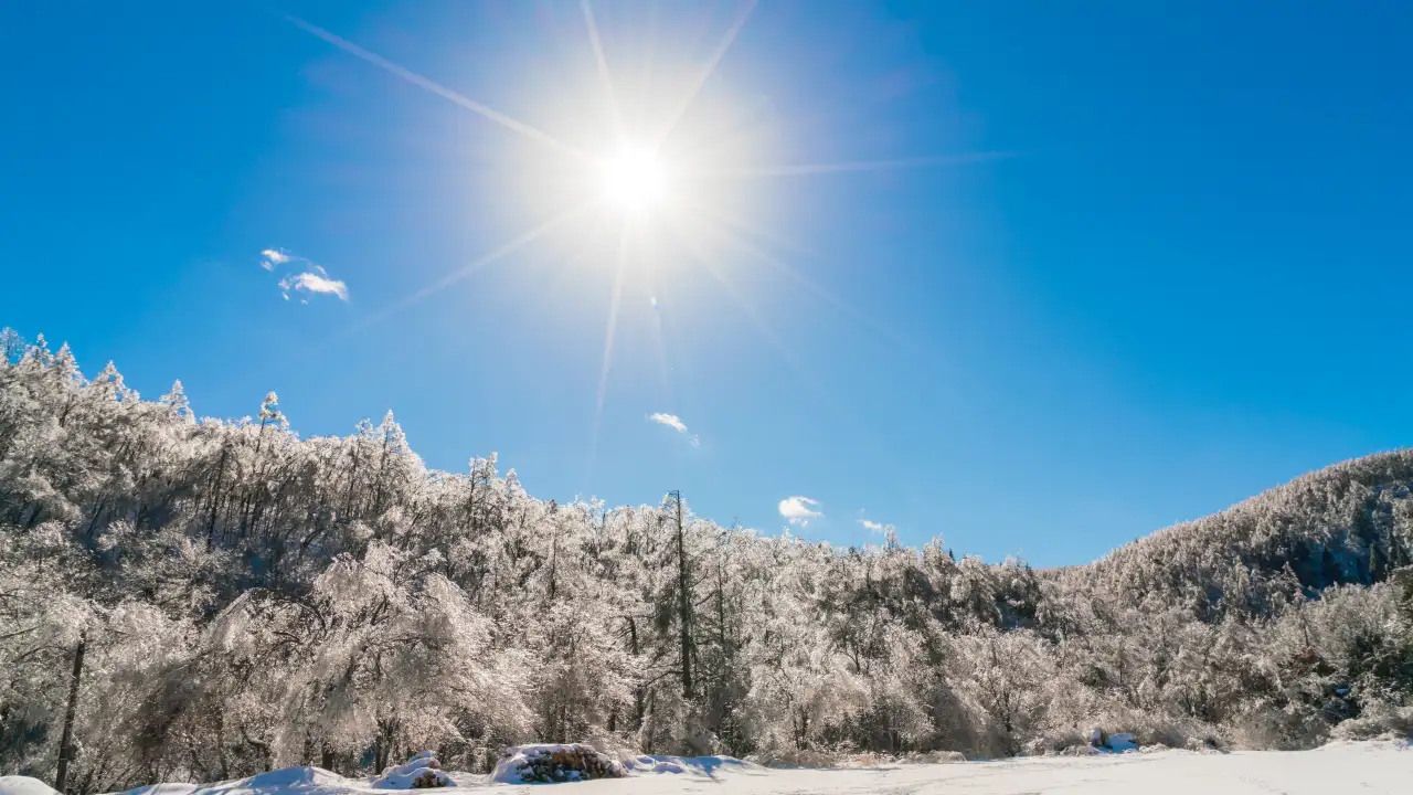 Зимний день.