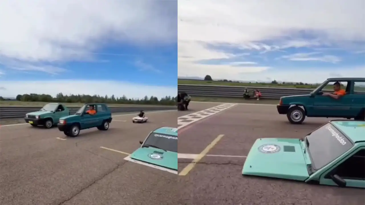 Машины Fiat Panda.