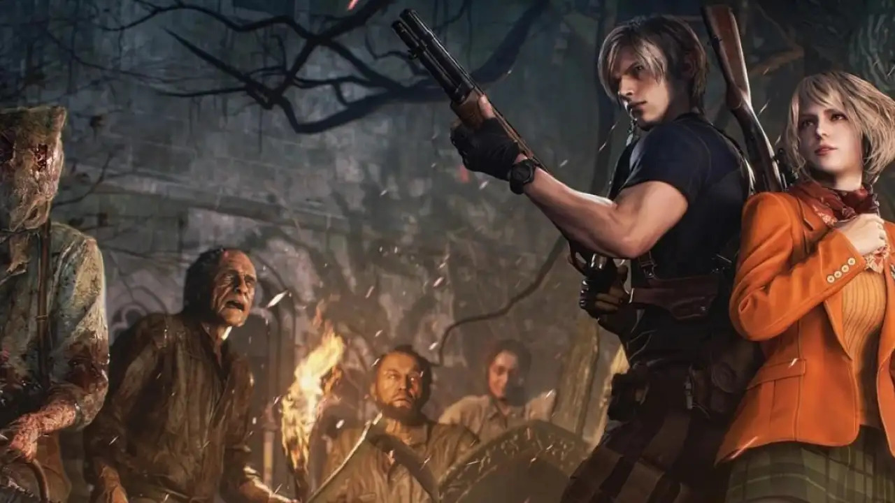 Кадр из игры Resident Evil 4.