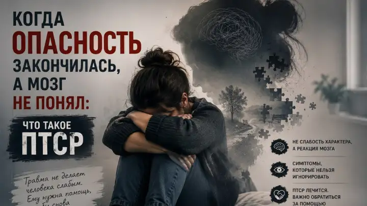 Когда опасность закончилась, а мозг не понял: что такое ПТСР
