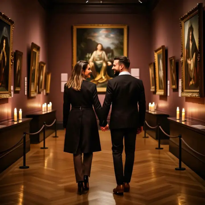 Свидание в музее. Свидание в музее.