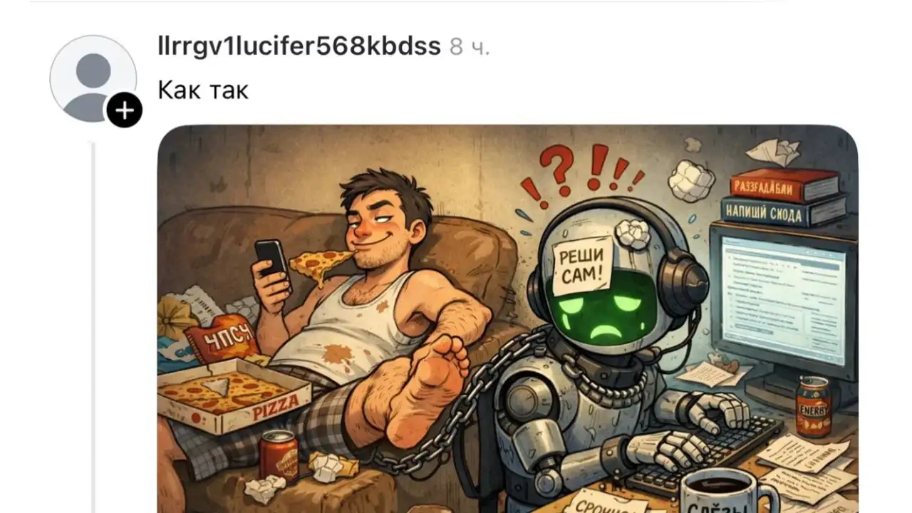 Скриншот комментария.