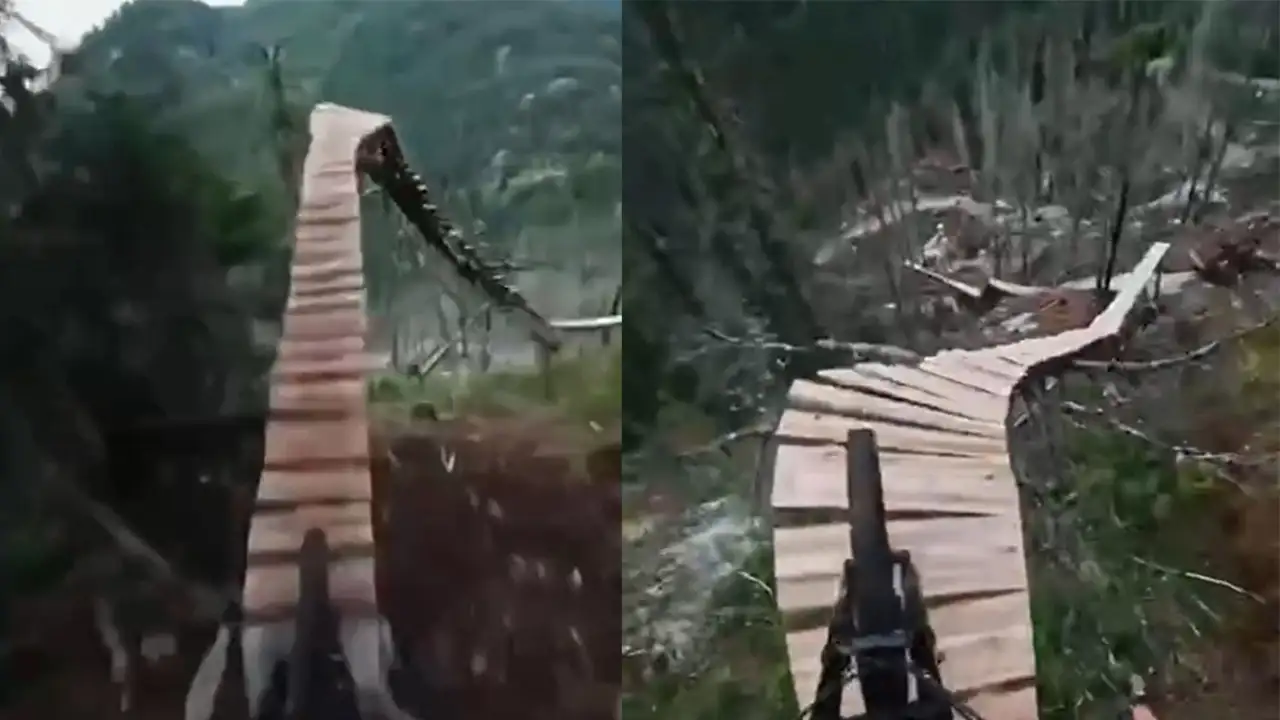 Заезд по экстремальной трассе.